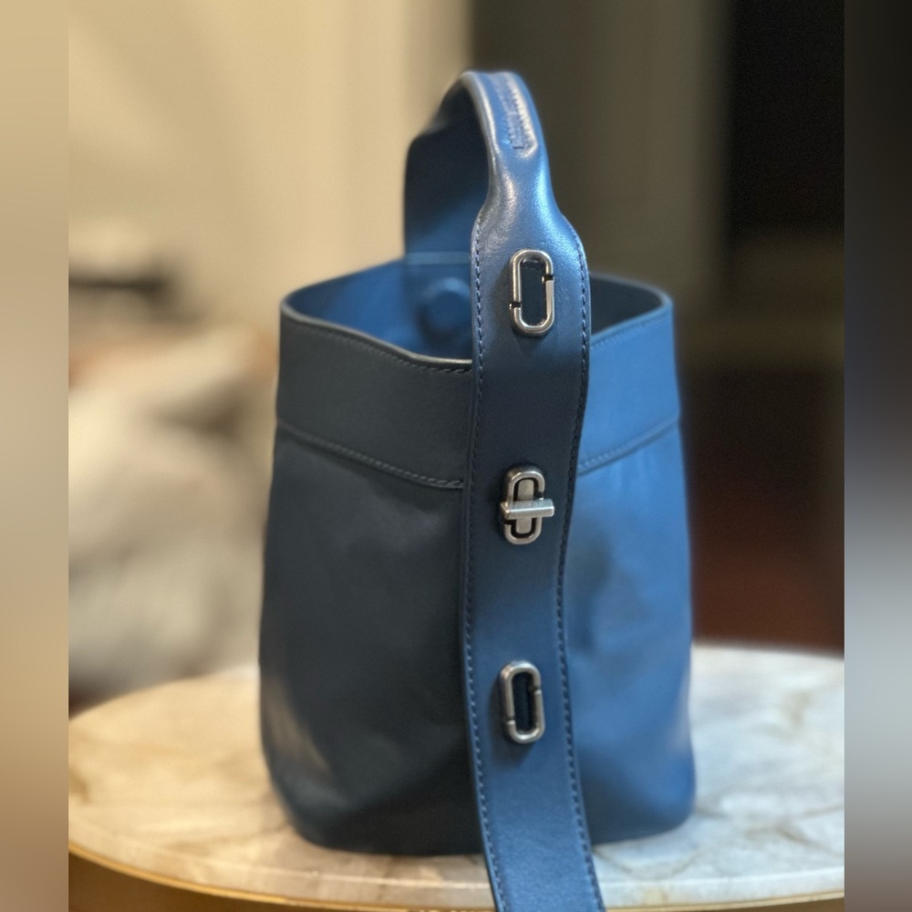 Marc Jacobs The Dual Small Bucket Bag in Blue Sea 🌊 Gorgeous NWOT
